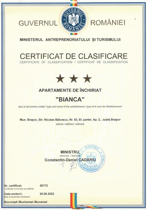 Apartment Bianca Braşov Dış mekan fotoğraf